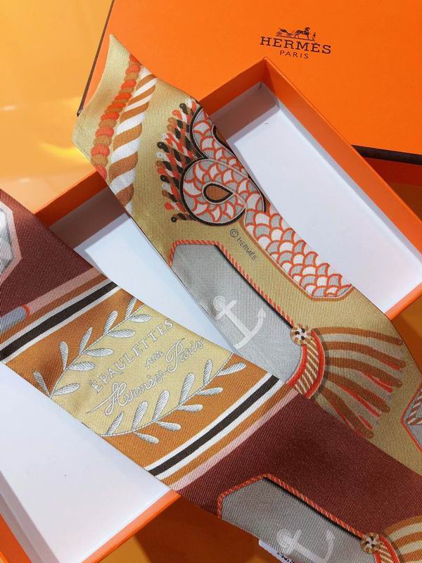 Hermes silk ribbon 5X86cm E10 (10)